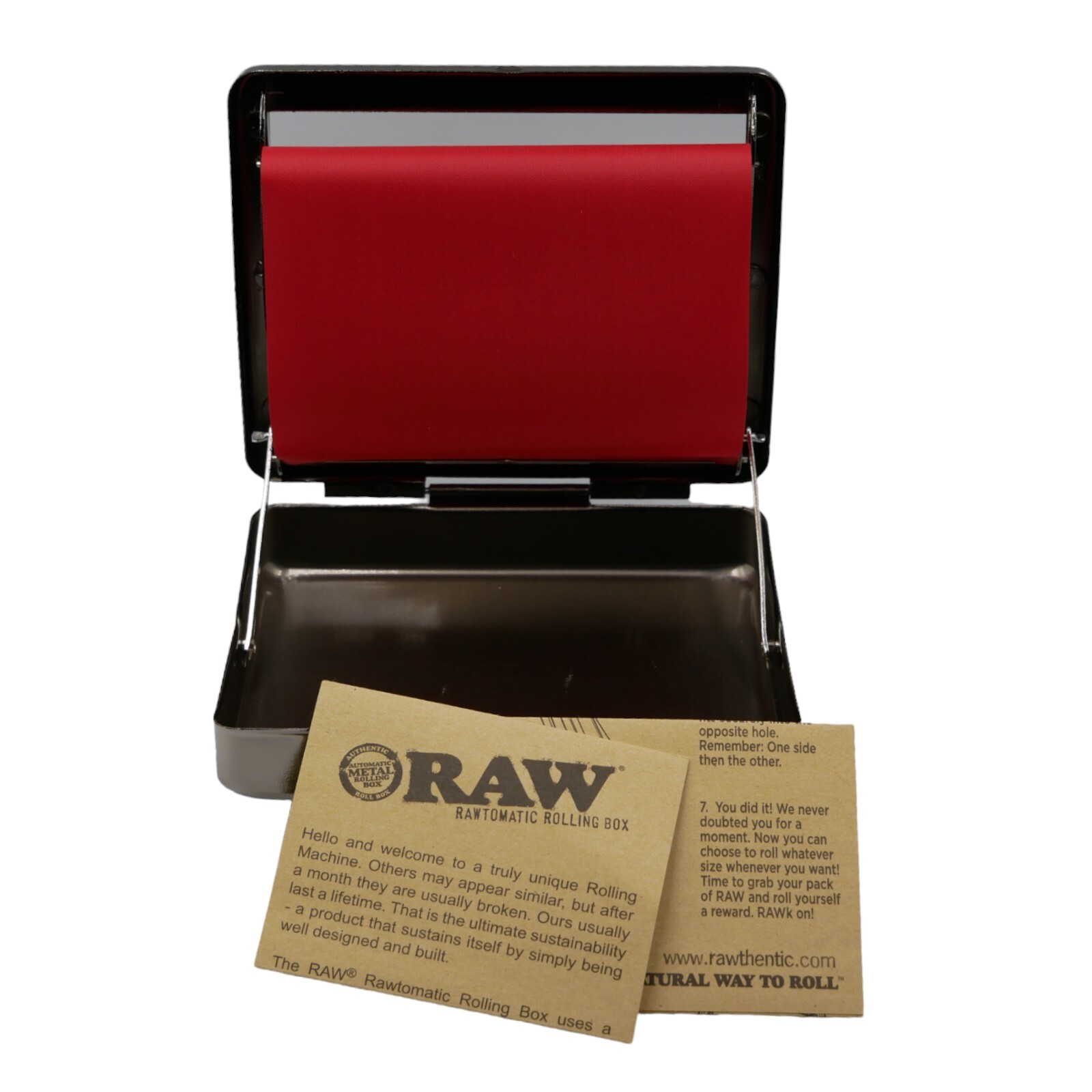 RAW 110mm King Size Automatic Metal Rolling Roll Box RAW 110mm King Size Automatic Metal Rolling Roll Box