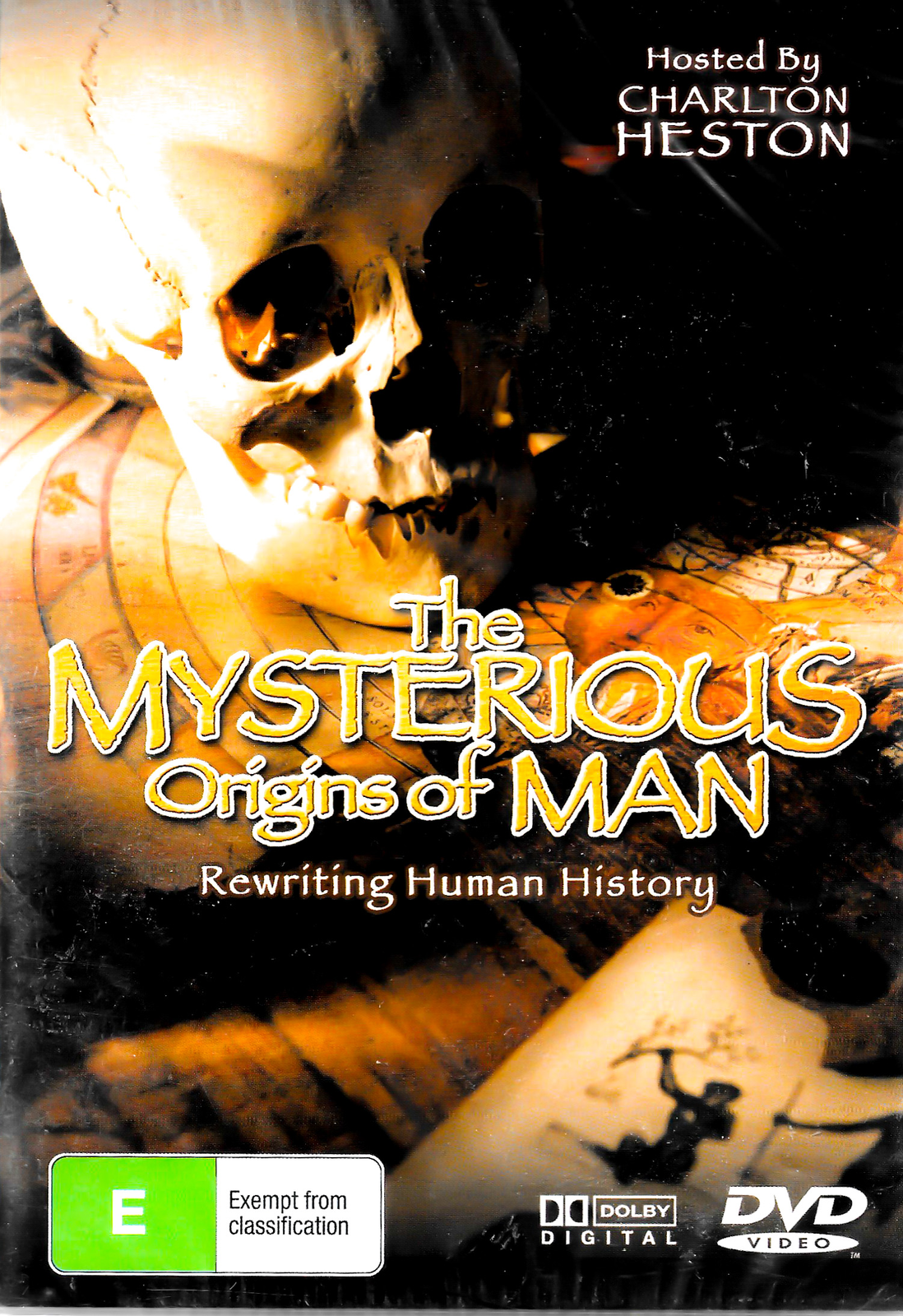 EVOLUTION DOCUMENTARY MYSTERIOUS ORIGINS OF MAN CHARLTON HESTON NBC