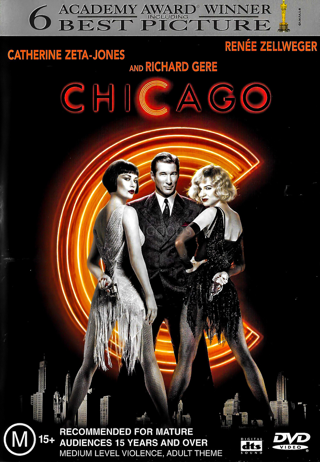 Chicago Renee Zellweger Catherine Zeta-Jones DVD Preowned Disc ...