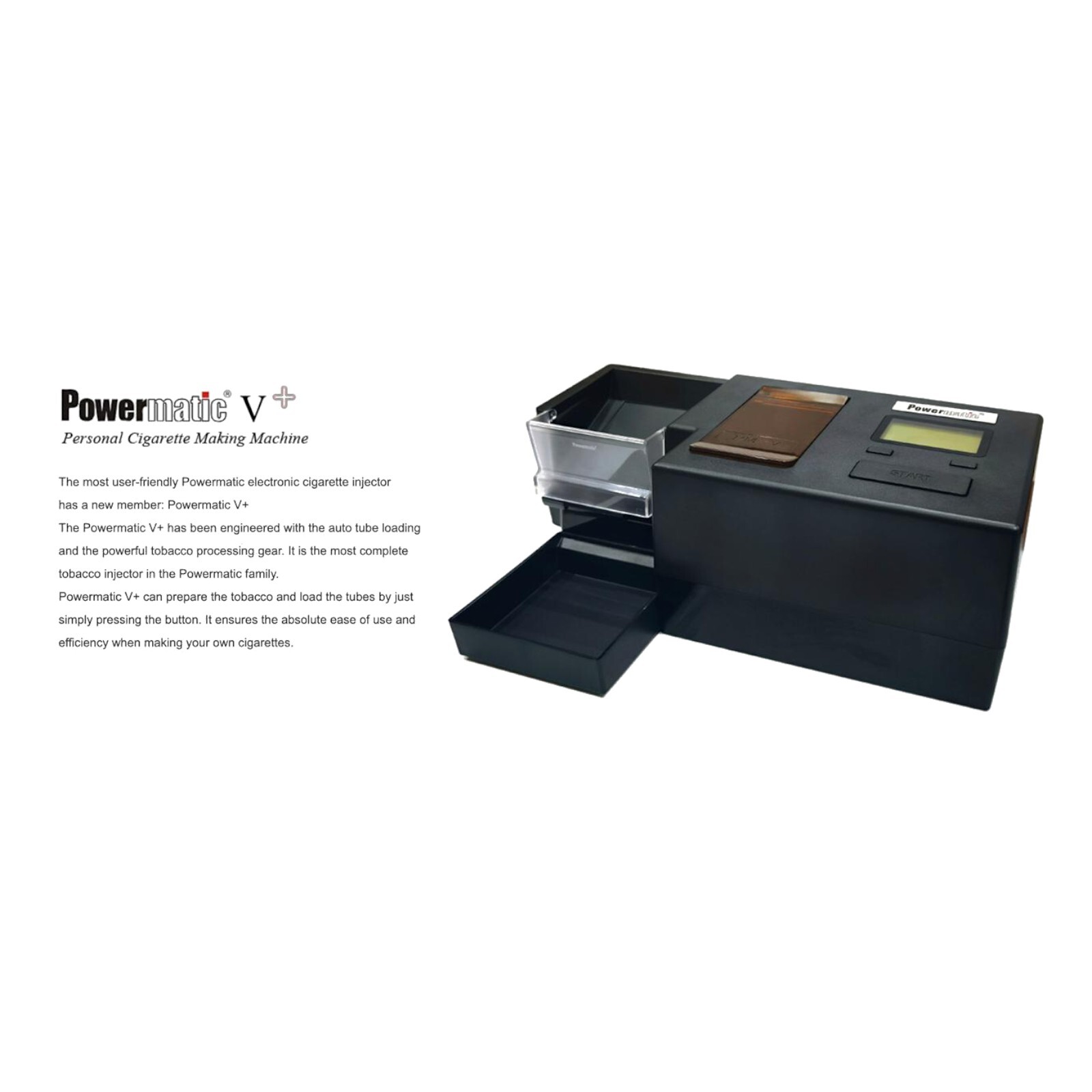 Powermatic V 5+ Electric Cigarette Rolling | Windy City Cigars Powermatic cigarette rolling machine