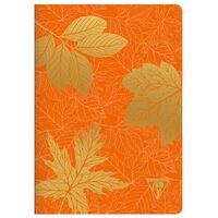 Clairefontaine Neo Deco Collection Sewn Spine Pocket Ruled Notebook, Pyramids Tangerine