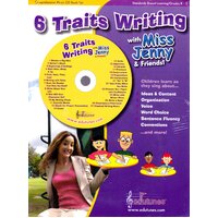 6 Traits Writing with Miss Jenny & Friends Paperback Book