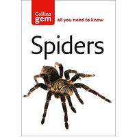 Spiders (Collins Gem) -Premaphotos Wildlife Paul Hillyard Book