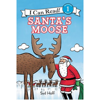 Santa's Moose: I Can Read Level 1 -Syd Hoff Book
