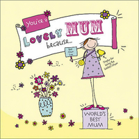 You're a Lovely Mum Because. . .: Suga-Lumps Giftbook Book