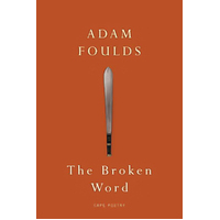 The Broken Word -Adam Foulds Book