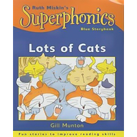 Superphonics: Blue Storybook: Lots Of Cats -Gill Munton Book