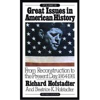 Great Issues in American History Paperback Book