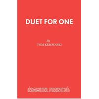 Duet for One: Acting Edition S. -Tom Kempinski Paperback Book