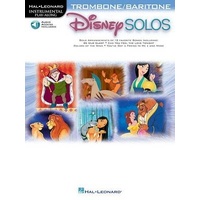 Disney Solos for ­Trombone/Baritone: Play ­Along with a Full Symphony­ Orchestra! [With CD]