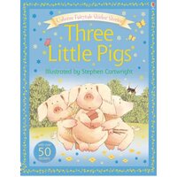 Usborne Fairytale Sticker Stories The Three Little Pigs Paperback Book
