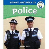 Popcorn: People Who Help Us: Police Honor Head Paperback Book
