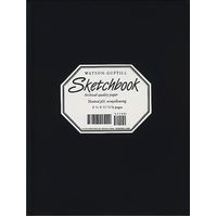 Wg Sketchbook Lizard Cover 8.25 X 11 Black Book