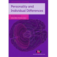 Personality and Individual Differences Book
