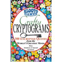 Crafty Cryptograms Klooto Games Paperback Book