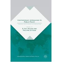 Contemporary Approaches to Public Policy Paperback Book