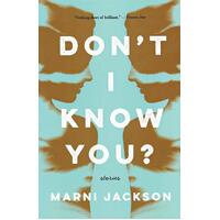 Don't I Know You?: Stories Marni Jackson Paperback Novel Book