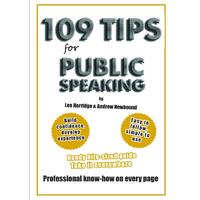 109 Tips for Public Speaking Andrew Newbound &. Len Horridge Paperback Book