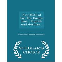 New Method for the Double Bass Paperback Book