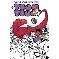 Color Your Own Marvel Tsum Tsum David Baldeon Paperback Book