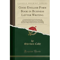 Good English Form Book in Business Letter Writing Book