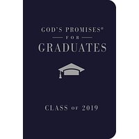 NKJV God's Promises For Graduates: Class Of 2019 [Navy] - Science Book