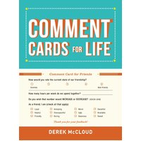 Comment Cards for Life Derek McCloud Paperback Book