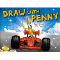 Bug Club Level 6 - Yellow: Draw with Penny -Claire Llewellyn Paperback Children's Book