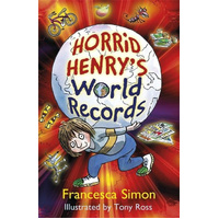 Horrid Henry's World Records -Tony Ross Francesca Simon Children's Book