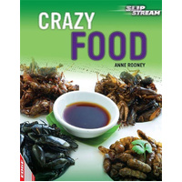 EDGE: Slipstream Non-Fiction Level 2: Crazy Food -Anne Rooney Children's Book