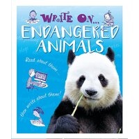 Write On: Endangered Animals Clare Hibbert Hardcover Book