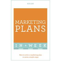 Marketing Plans In A Week Paperback Book