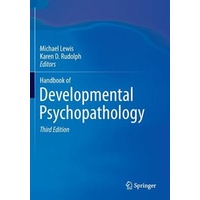 Handbook of Developmental Psychopathology Book