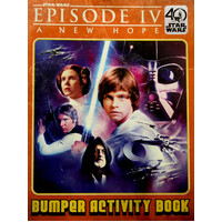 A New Hope Retro Bumper Book 40th Anniversary -Star Wars Paperback Book