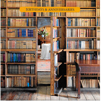 At Home with Books Birthday Book -To Be Announced Hardcover Book