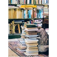 At Home with Books Medium Spiral Notebook -To Be Announced Book