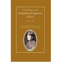 History of the Canterbury Regiment. N.Z.E.F. 1914-1919 - History Book