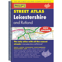 Philip's Street Atlas Leicestershire and Rutland - Travel Book
