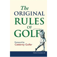 The Original Rules of Golf Dale Concannon Tony Jacklin Hardcover Book