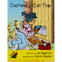 Custard's Cat Flap: Sails Early Level 2 Set 1 - Yellow - Paperback Children's Book