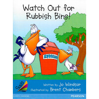 Sails Early Level 3 Set 1 - Blue -Watch Out for Rubbish Bins! - Children's Book