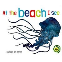 At the Beach I See (Young Art) [Board book] - Children's Book