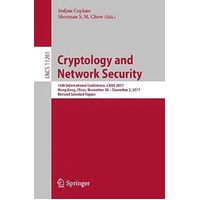 Cryptology and Network Security Paperback Book
