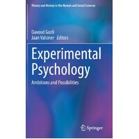 Experimental Psychology: Ambitions and Possibilities - Davood Gozli