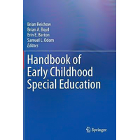 Handbook of Early Childhood Special Education Hardcover Book