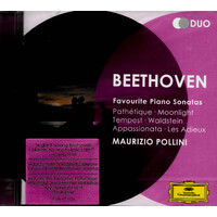 Beethoven - Maurizio Pollini - Favourite Piano Sonatas MUSIC CD NEW SEALED