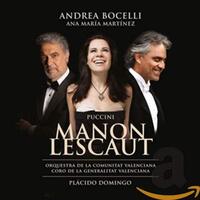 Puccini Manon Lescaut -Bocelli Martinez Orch De Comunitat Valenciana CD