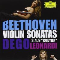Beethoven Violin Sonatas 3 4 9 - Dego Leonardi CD