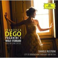 Paganini 1 Wolfferrari Violin Concertos -Dego Rustioni City Of Birmingham CD
