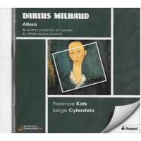 Darius Milhaud - Alissa CD